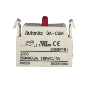 Bloque de Contacto Modular Autonics SA-CBM (NC) para Interruptores 22/25 mm