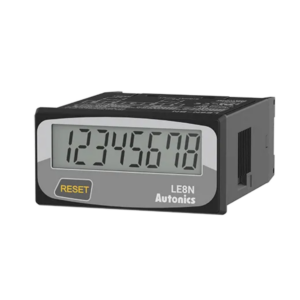 Contador Digital LCD 8 Dígitos Autonics LE8N-BF con Batería Integrada