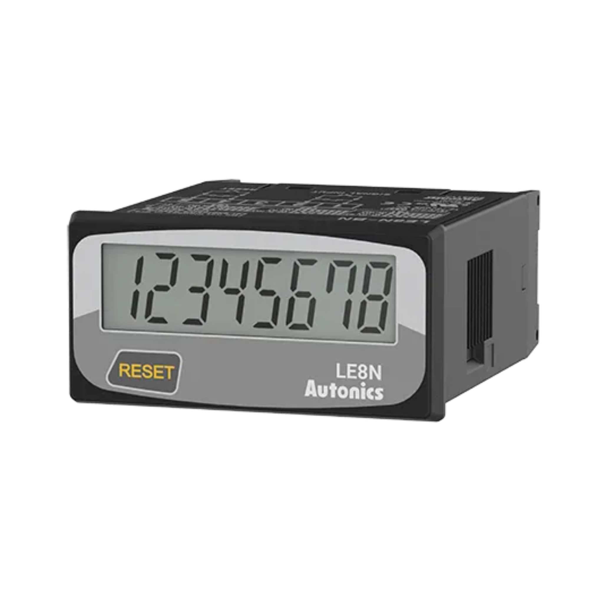 Contador Digital LCD 8 Dígitos Autonics LE8N-BF con Batería Integrada
